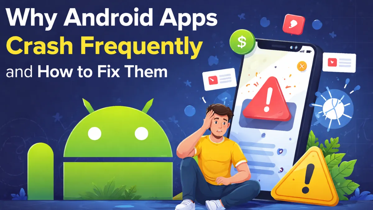 Why Android Apps Crash Frequently and How to Fix Them
