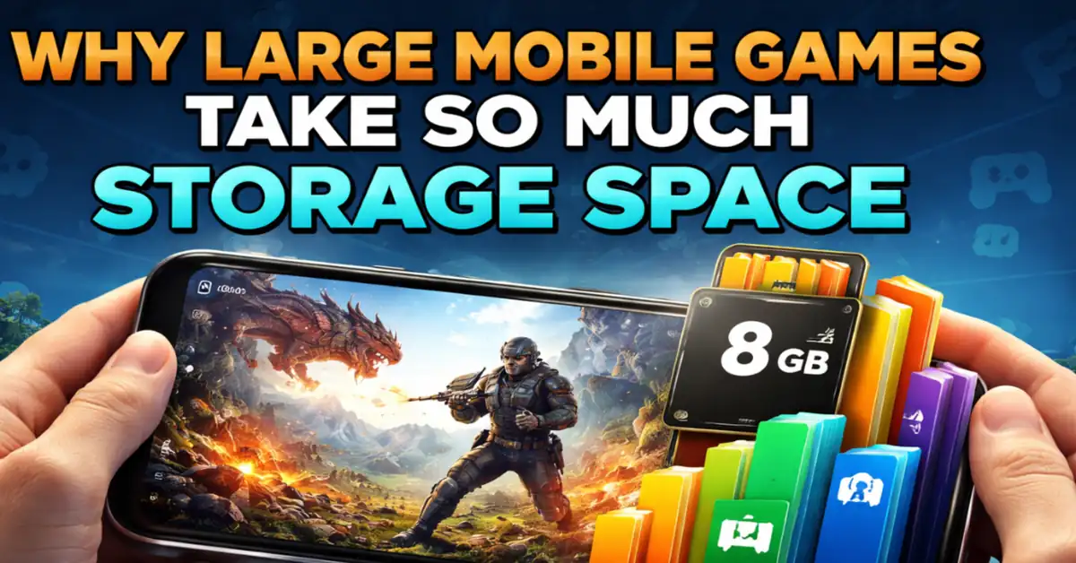 Why Large Mobile Games Take So Much Storage Space