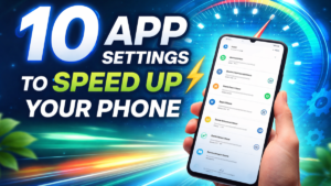 app settings to speed up phone