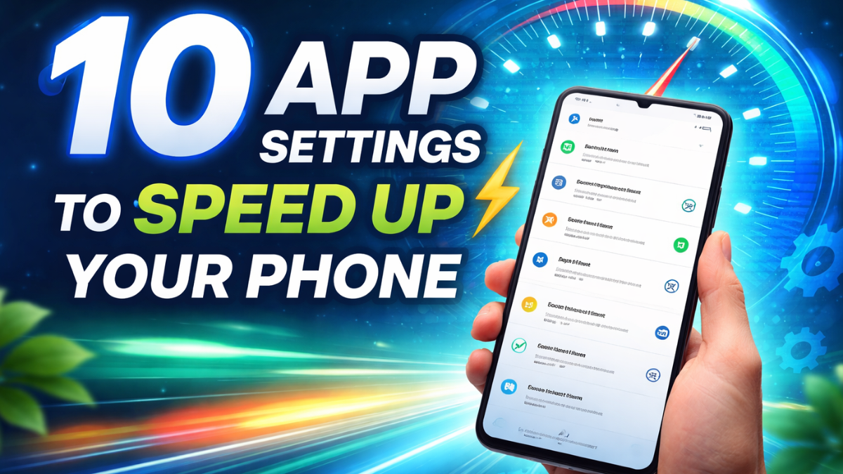 app settings to speed up phone