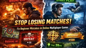 beginner mistakes in online multiplayer games