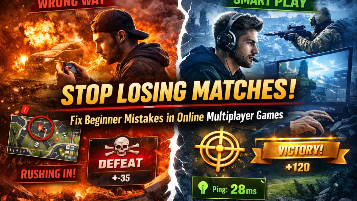 beginner mistakes in online multiplayer games