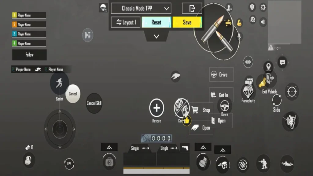 Control Layout and Button Placement