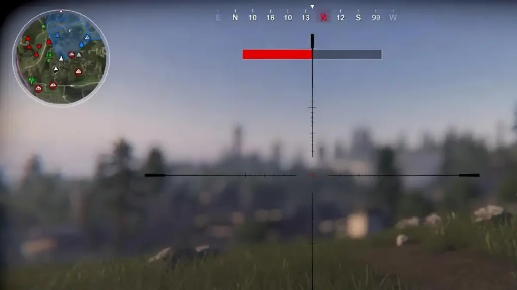 enemy targeting in mobile shooting game using scope for better accuracy