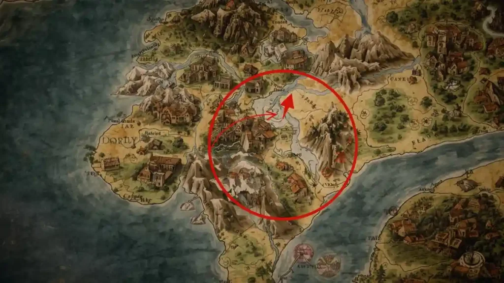 Mini map from gameplay