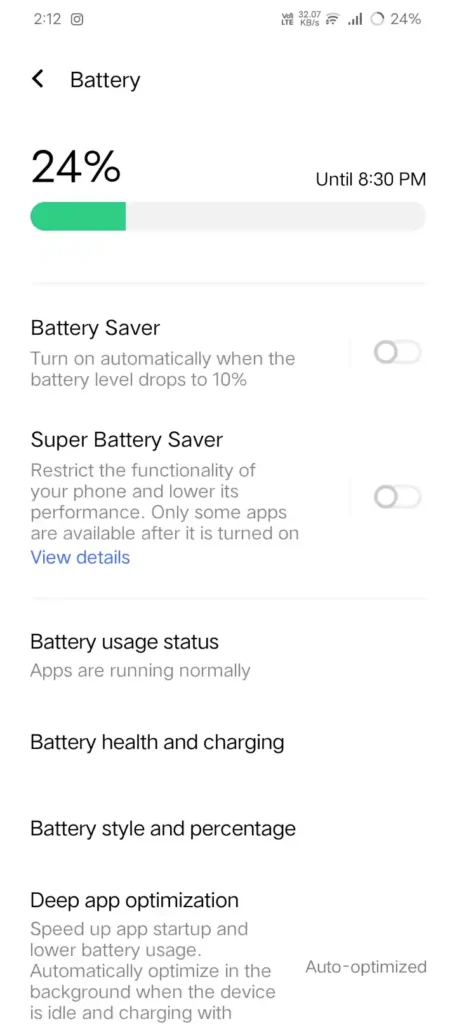Battery Saver