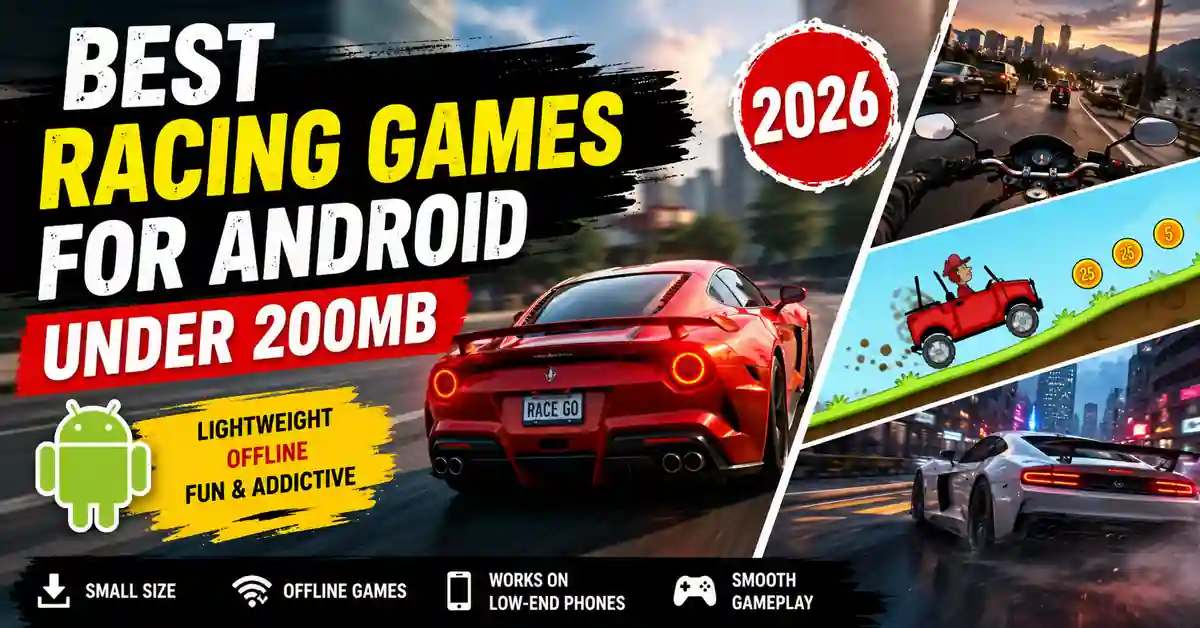 Best Racing Games for Android Under 200MB