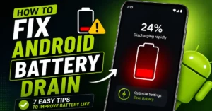 How to Fix Android Battery Drain