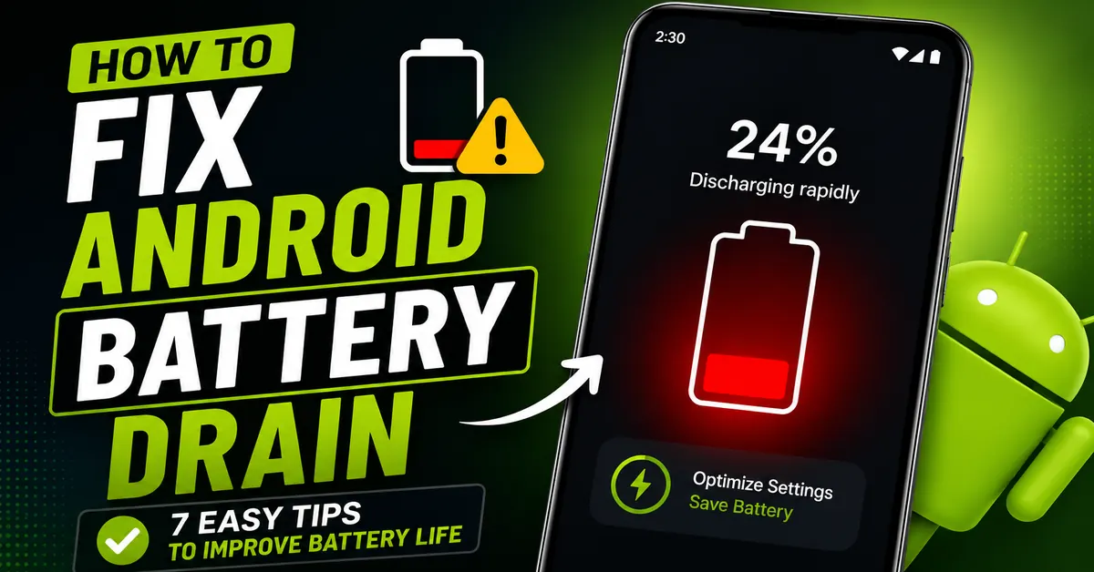 How to Fix Android Battery Drain