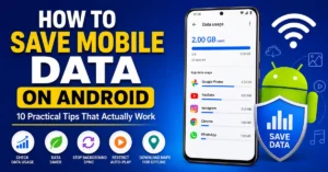 How to Save Mobile Data on Android