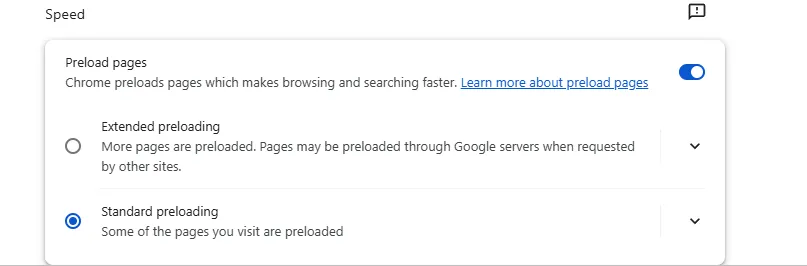 page preloading
