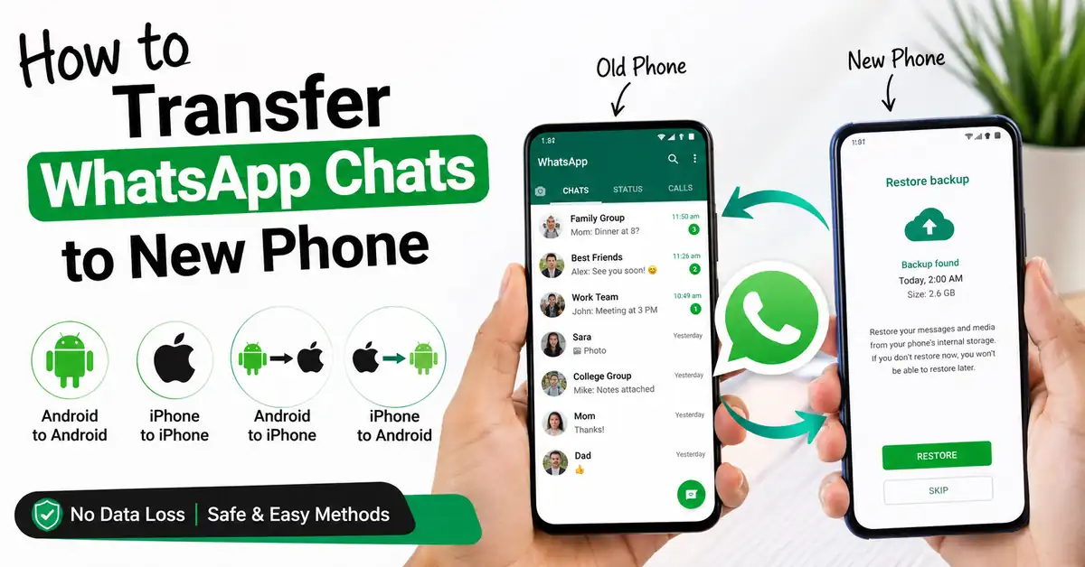 How to Transfer WhatsApp Chats to New Phone