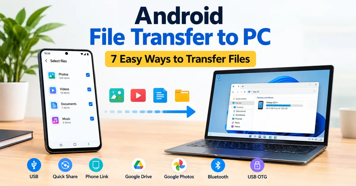Android Files Transfer to PC